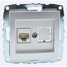 Розетка ethernet rj-45 без рамки mono electric despina - larissa 500-002105-125